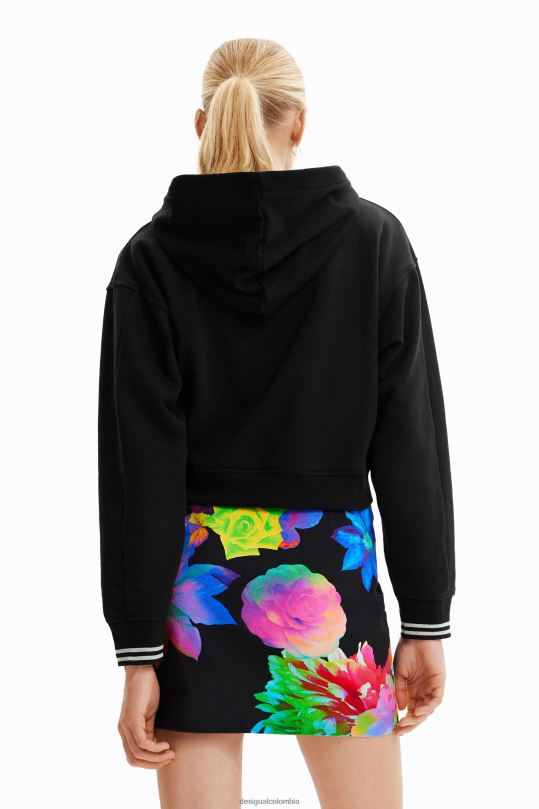 Desigual Colombia bolsos - ropa 4802L568 mujer Desigual sudadera corta con parche \"change\"