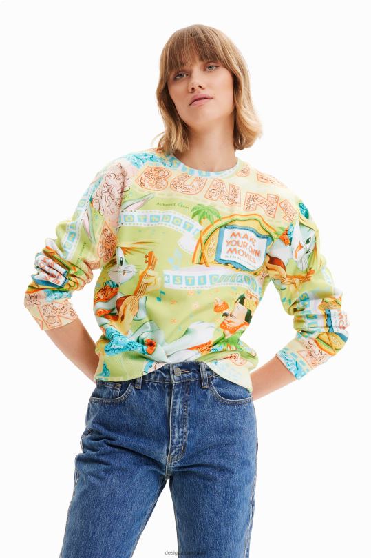 Desigual zapatos Colombia - ropa 4802L612 mujer Desigual sudadera de la película bugs bunny