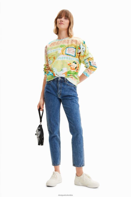 Desigual zapatos Colombia - ropa 4802L612 mujer Desigual sudadera de la película bugs bunny