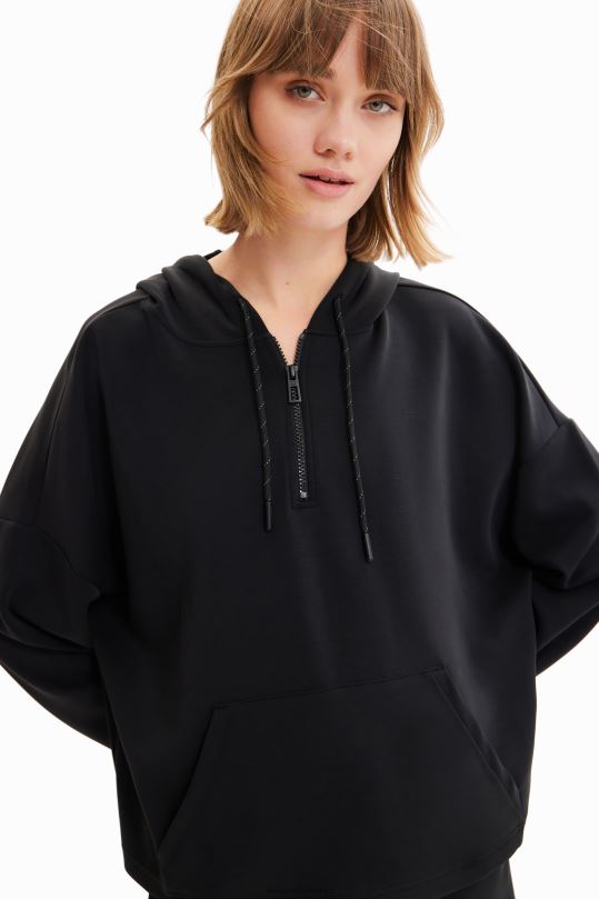 ropa 4802L910 mujer Desigual sudadera oversize con capucha y tacto suave - Desigual Colombia Medellín