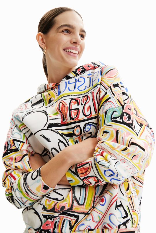 Desigual Colombia pagina oficial - ropa 4802L920 mujer Desigual sudadera disney mickey mouse ilustración
