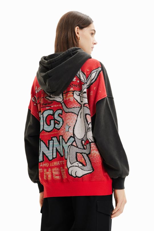 Desigual Colombia - ropa 4802L943 mujer Desigual sudadera oversize de bugs bunny