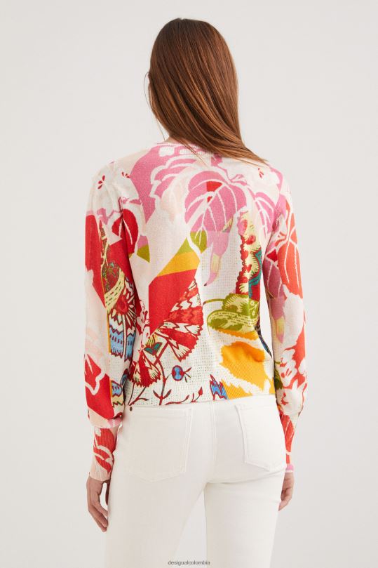 ropa 4802L1093 mujer Desigual metro. suéter con estampado de Christian Lacroix - Desigual Colombia Medellín
