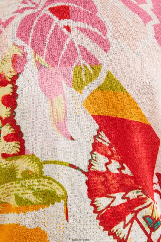 ropa 4802L1093 mujer Desigual metro. suéter con estampado de Christian Lacroix - Desigual Colombia Medellín