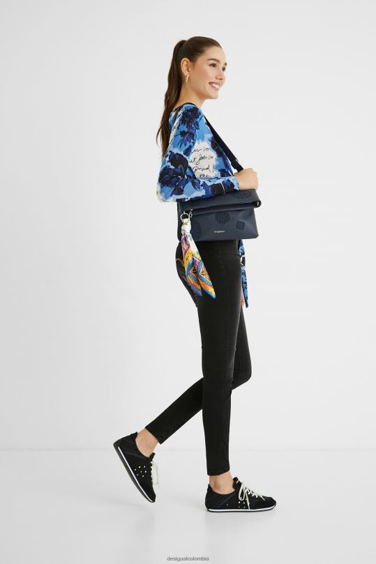 Desigual Colombia bolsos - ropa 4802L1163 mujer Desigual jersey de punto con estampado y lazo