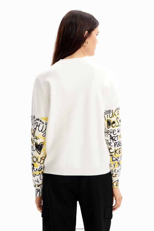 Desigual Colombia pagina oficial - ropa 4802L15 mujer Desigual jersey con bordado de mickey mouse