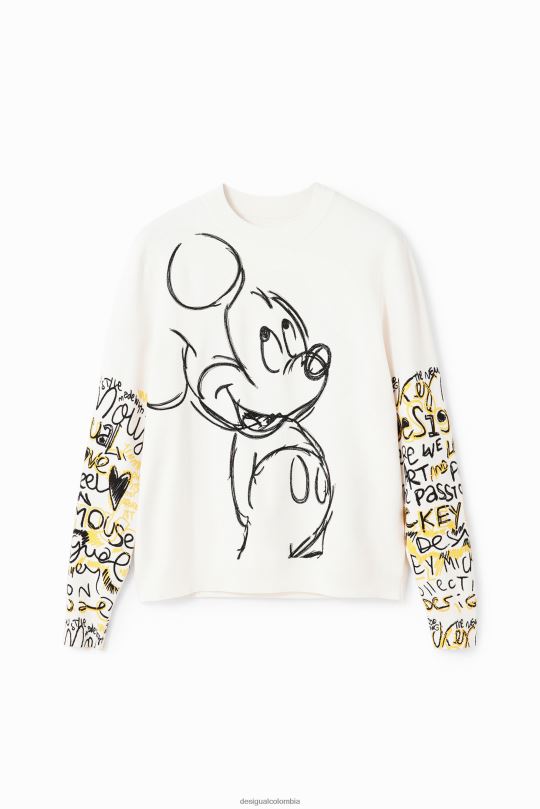 Desigual Colombia pagina oficial - ropa 4802L15 mujer Desigual jersey con bordado de mickey mouse