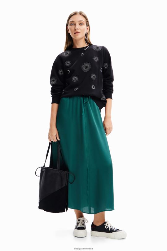 ropa 4802L264 mujer Desigual sudadera con bordado geométrico - Desigual sales online