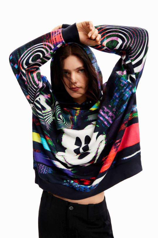 Desigual zapatos Colombia - ropa 4802L34 mujer Desigual sudadera oversize de mickey mouse