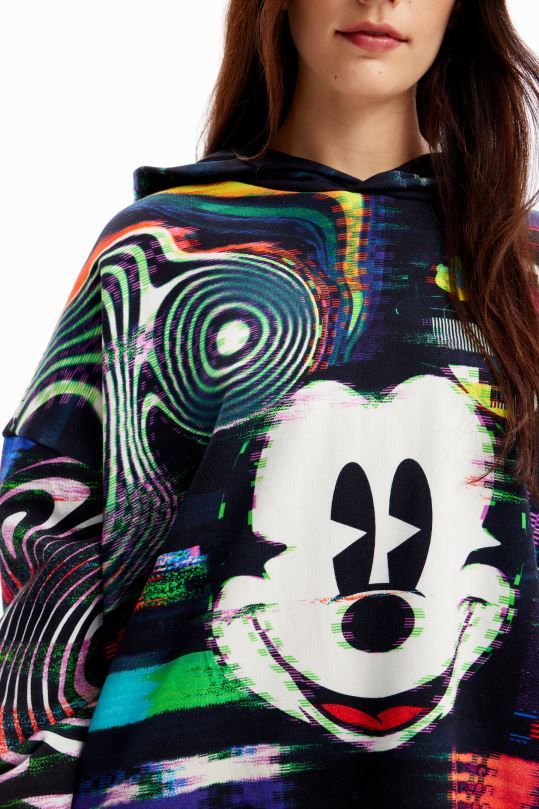 Desigual zapatos Colombia - ropa 4802L34 mujer Desigual sudadera oversize de mickey mouse