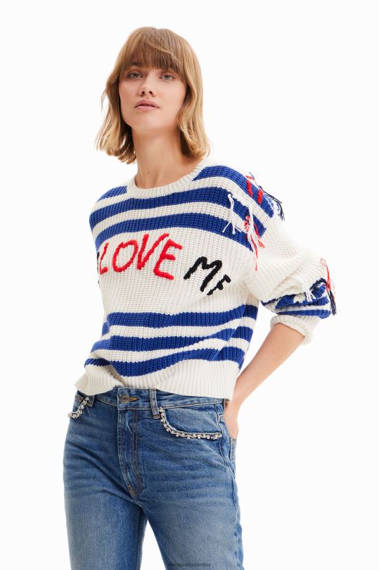 ropa 4802L453 mujer Desigual ámame sudadera - Desigual shop