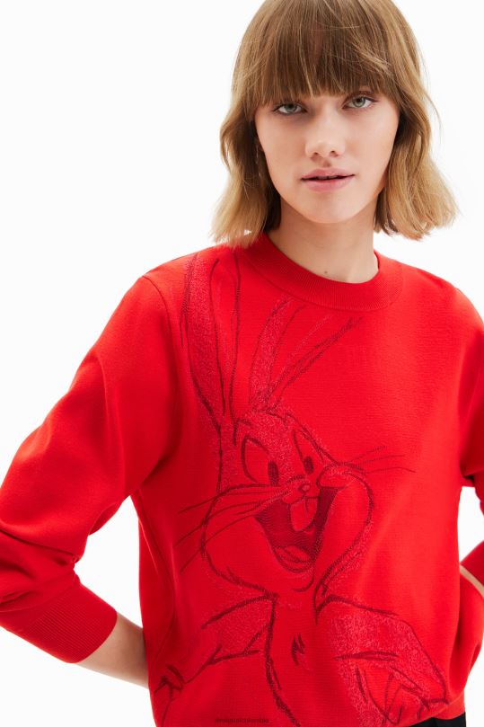 blusas Desigual bogota - ropa 4802L801 mujer Desigual jersey con bordado de bugs bunny