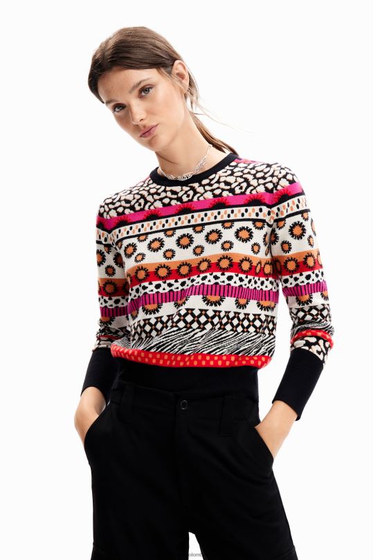 ropa 4802L936 mujer Desigual jersey con borde corto - Desigual Colombia Medellín