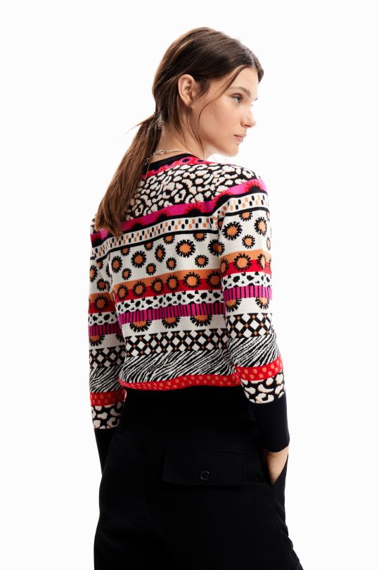 ropa 4802L936 mujer Desigual jersey con borde corto - Desigual Colombia Medellín