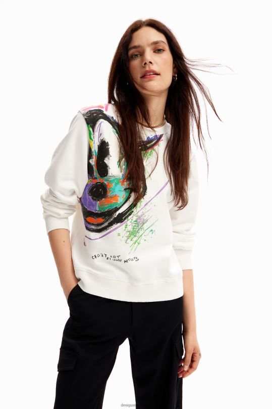 ropa 4802L9 mujer Desigual sudadera mickey mouse arty - Desigual sales online