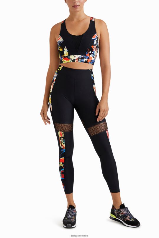 ropa 4802L363 mujer Desigual correa de flores superior delgada - Desigual Colombia Medellín