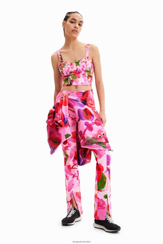 blusas Desigual bogota - ropa 4802L694 mujer Desigual metro. top corsé corto de christian lacroix