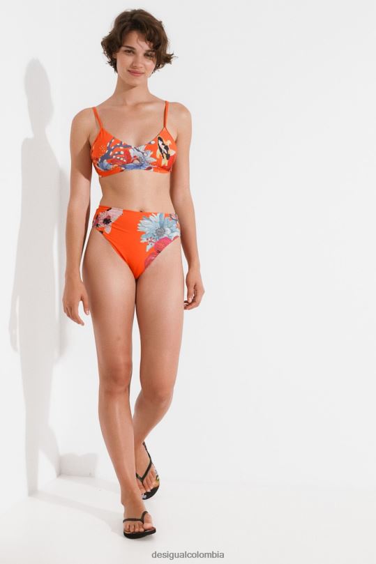 Desigual zapatos Colombia - ropa 4802L1121 mujer Desigual braguitas de bikini color coral