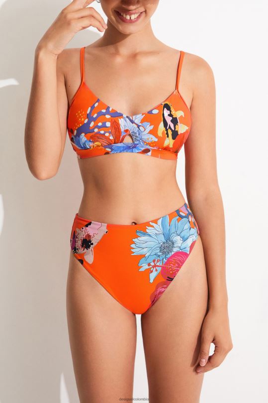 Desigual zapatos Colombia - ropa 4802L1121 mujer Desigual braguitas de bikini color coral