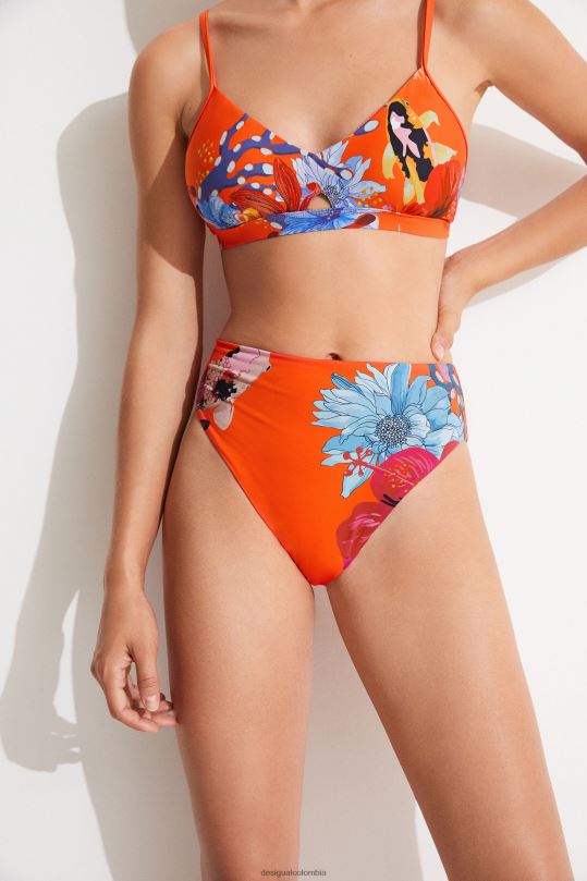 Desigual zapatos Colombia - ropa 4802L1121 mujer Desigual braguitas de bikini color coral