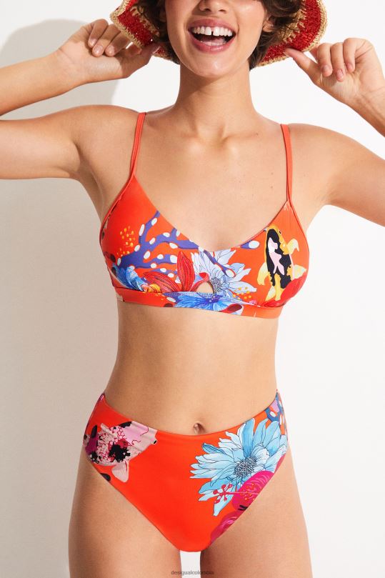 Desigual zapatos Colombia - ropa 4802L1121 mujer Desigual braguitas de bikini color coral