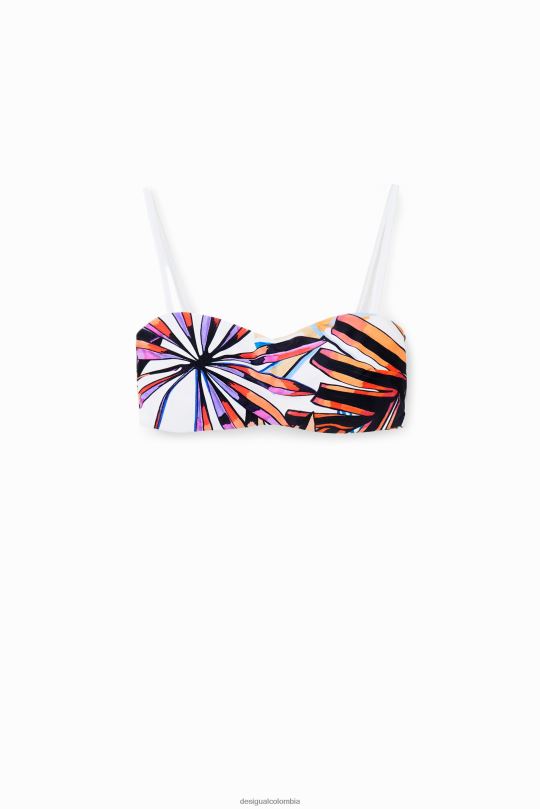 Desigual Colombia bolsos - ropa 4802L492 mujer Desigual top de bikini palabra de honor tropical