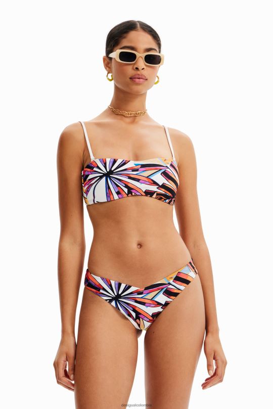 Desigual Colombia bolsos - ropa 4802L492 mujer Desigual top de bikini palabra de honor tropical