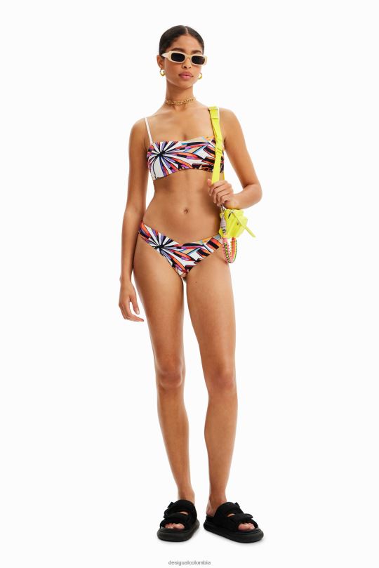 Desigual Colombia bolsos - ropa 4802L492 mujer Desigual top de bikini palabra de honor tropical