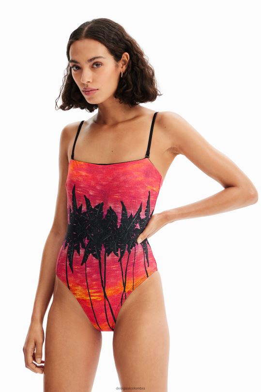ropa 4802L556 mujer Desigual traje de baño bandeau stella jean - Desigual sales online