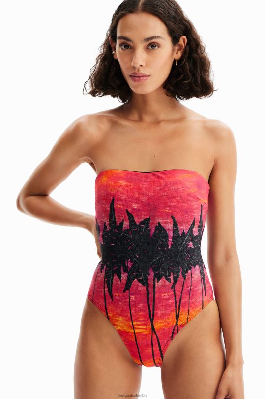ropa 4802L556 mujer Desigual traje de baño bandeau stella jean - Desigual sales online