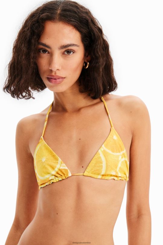 Desigual zapatos Colombia - ropa 4802L676 mujer Desigual top de bikini de triángulo reversible
