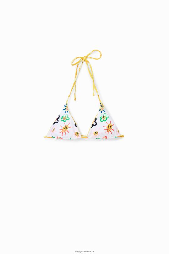 Desigual zapatos Colombia - ropa 4802L676 mujer Desigual top de bikini de triángulo reversible