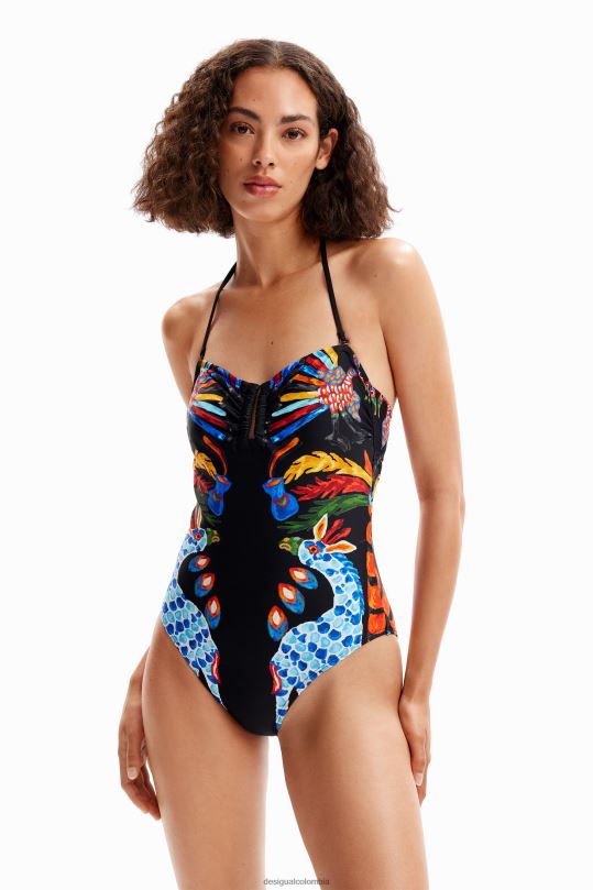 Desigual Colombia pagina oficial - ropa 4802L942 mujer Desigual traje de baño bandeau stella jean
