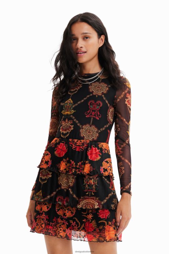 ropa 4802L1006 mujer Desigual vestido túnica corta - Desigual sales online