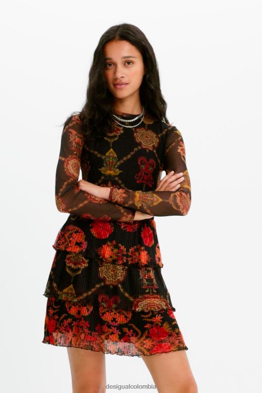 ropa 4802L1006 mujer Desigual vestido túnica corta - Desigual sales online