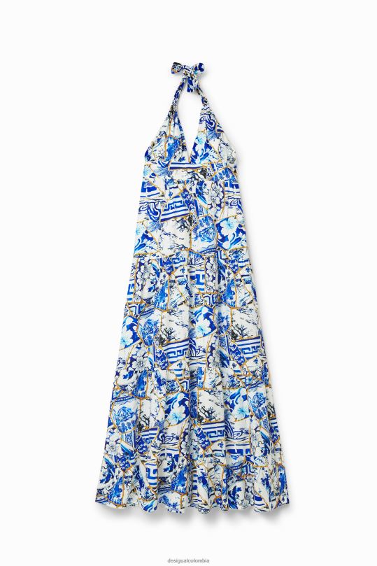 Desigual Colombia pagina oficial - ropa 4802L1041 mujer Desigual vestido largo halter stella jean