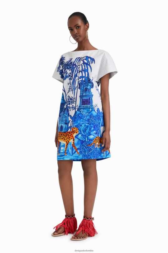 blusas Desigual bogota - ropa 4802L1071 mujer Desigual tunica corta stella jean
