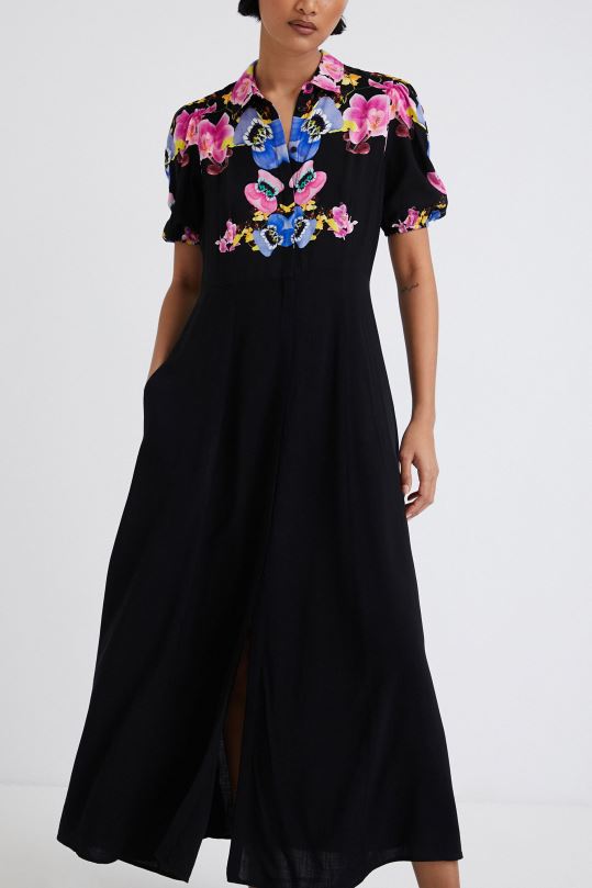 ropa 4802L1077 mujer Desigual metro. vestido largo de christian lacroix - Desigual sales online