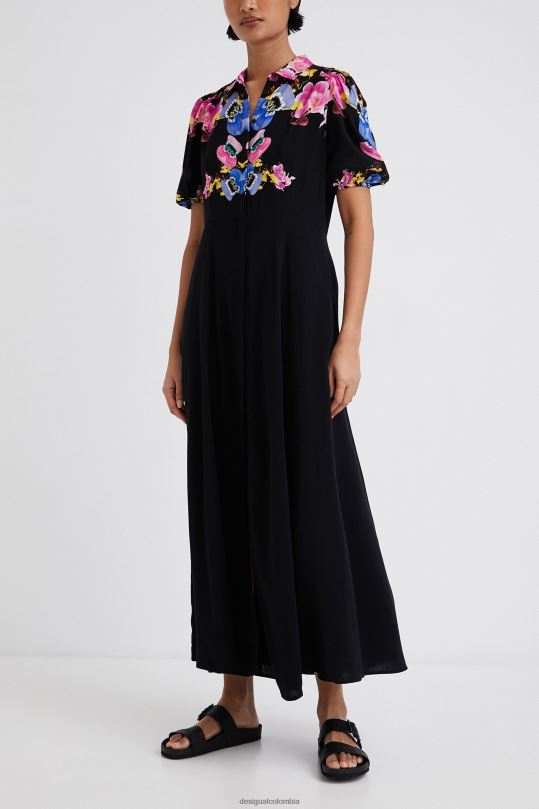 ropa 4802L1077 mujer Desigual metro. vestido largo de christian lacroix - Desigual sales online