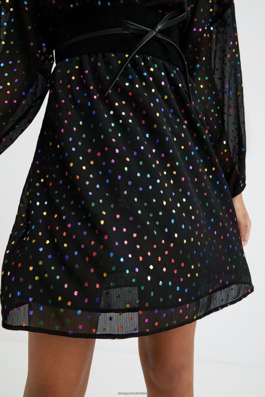 Desigual Colombia bolsos - ropa 4802L1102 mujer Desigual vestido corto de tul