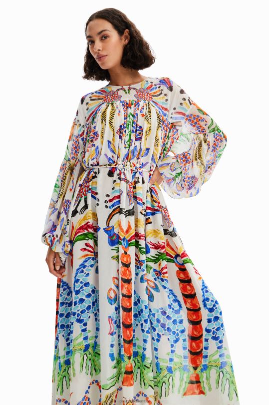 Desigual Colombia bolsos - ropa 4802L110 mujer Desigual vestido estilo túnica largo de stella jean