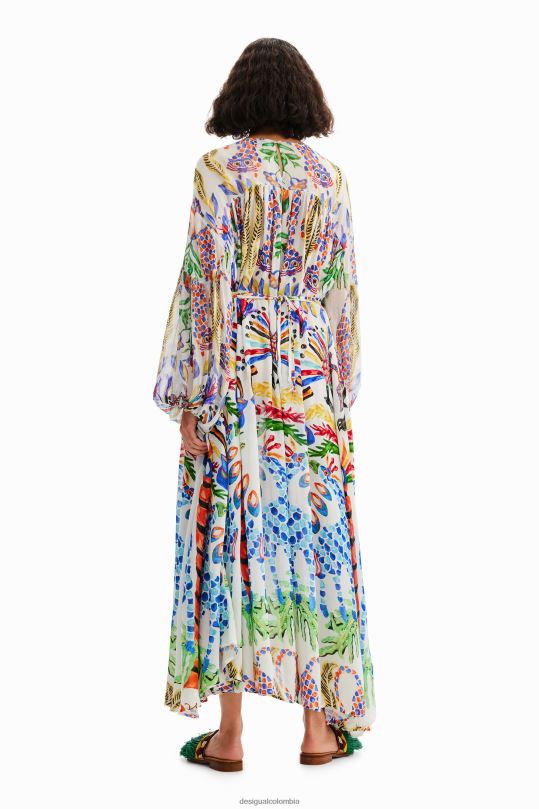 Desigual Colombia bolsos - ropa 4802L110 mujer Desigual vestido estilo túnica largo de stella jean