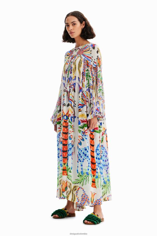 Desigual Colombia bolsos - ropa 4802L110 mujer Desigual vestido estilo túnica largo de stella jean