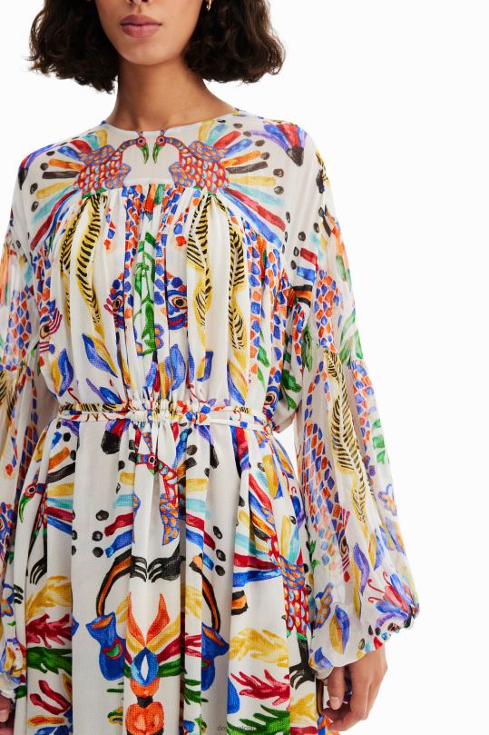 Desigual Colombia bolsos - ropa 4802L110 mujer Desigual vestido estilo túnica largo de stella jean