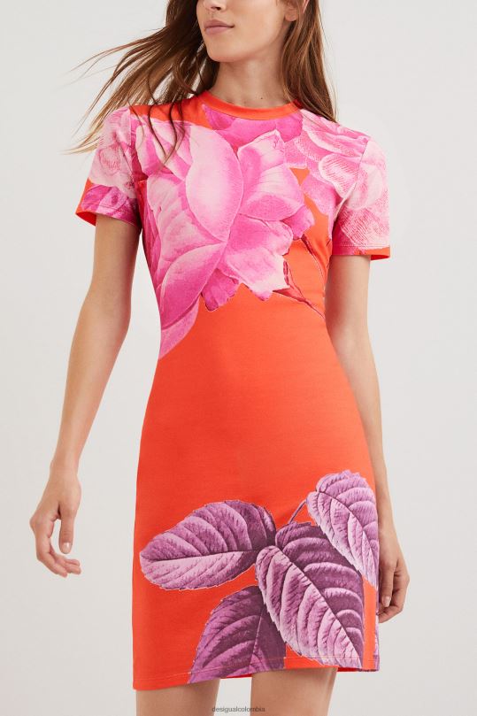 ropa 4802L1127 mujer Desigual metro. vestido de peonía de christian lacroix - Desigual sales online