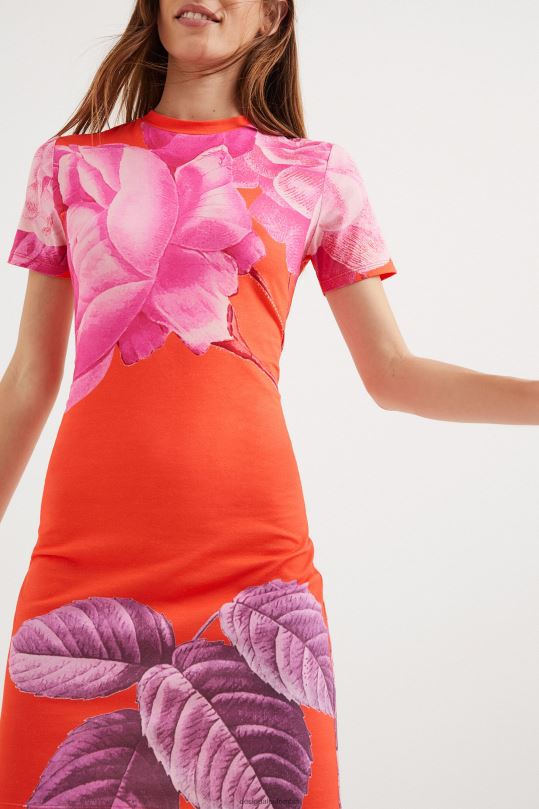 ropa 4802L1127 mujer Desigual metro. vestido de peonía de christian lacroix - Desigual sales online