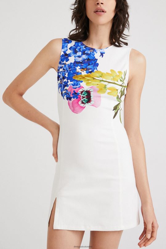 ropa 4802L1135 mujer Desigual metro. vestido blanco de christian lacroix - Desigual Colombia Medellín