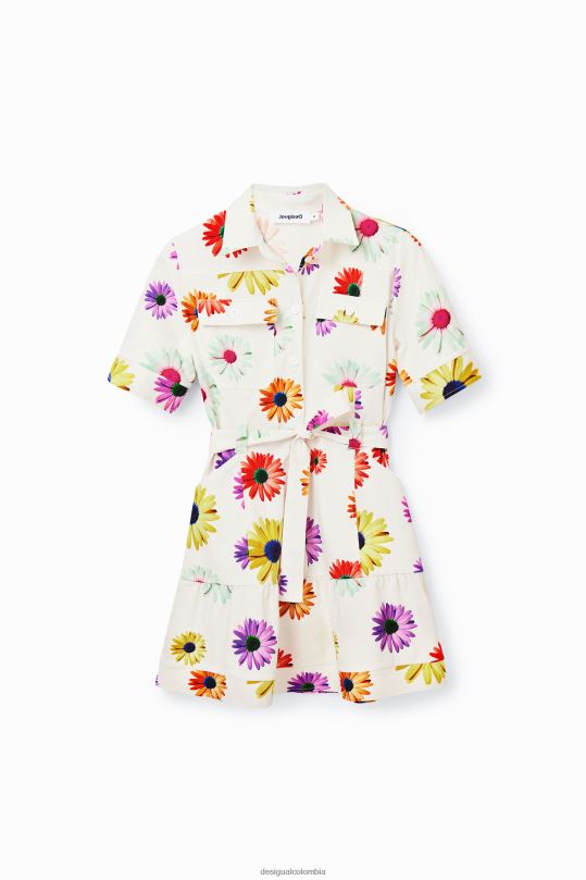 blusas Desigual bogota - ropa 4802L120 mujer Desigual metro. vestido camisero corto floral de christian lacroix