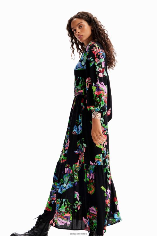 ropa 4802L135 mujer Desigual metro. vestido camisero midi de christian lacroix - Desigual Colombia Medellín