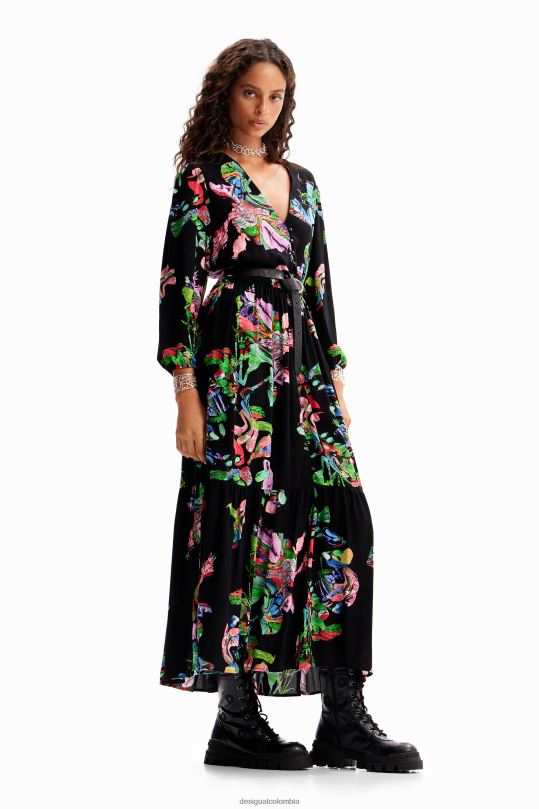 ropa 4802L135 mujer Desigual metro. vestido camisero midi de christian lacroix - Desigual Colombia Medellín